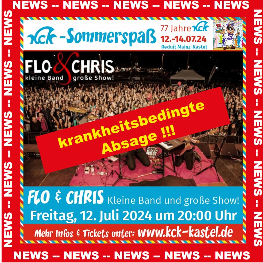 Absage Flo Chris 20240709